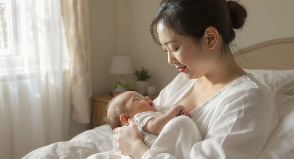 Nâng ngực có cho con bú được không