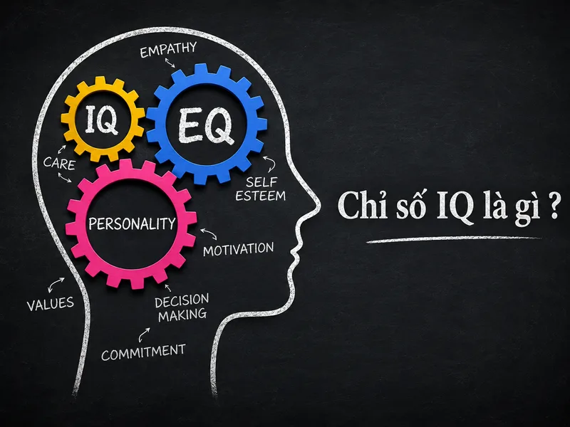 IQ là điểm chuẩn hóa dùng để so sánh một số năng lực nhận thức với nhóm người cùng độ tuổi