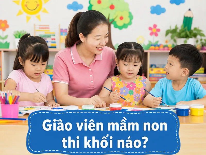 Giáo viên mầm non thi khối nào? Tổ hợp & năng khiếu cần biết