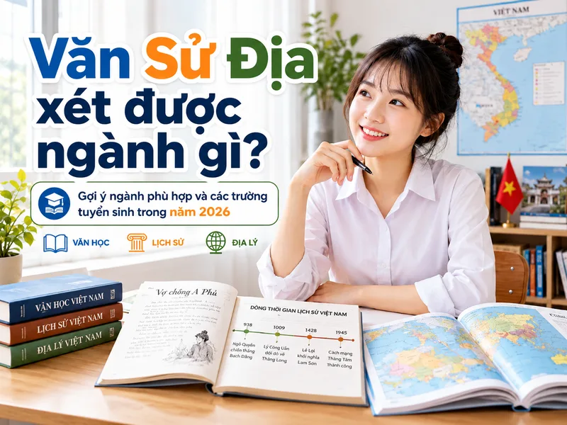 Khối C00 mở ra nhiều lựa chọn ngành học như giáo dục, luật, báo chí và khoa học xã hội.