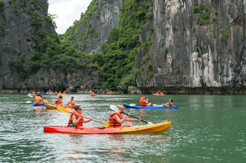 Sự đa dạng giữa các loại hình chèo thuyền như kayak, canoe và rowing mang đến trải nghiệm phong phú.